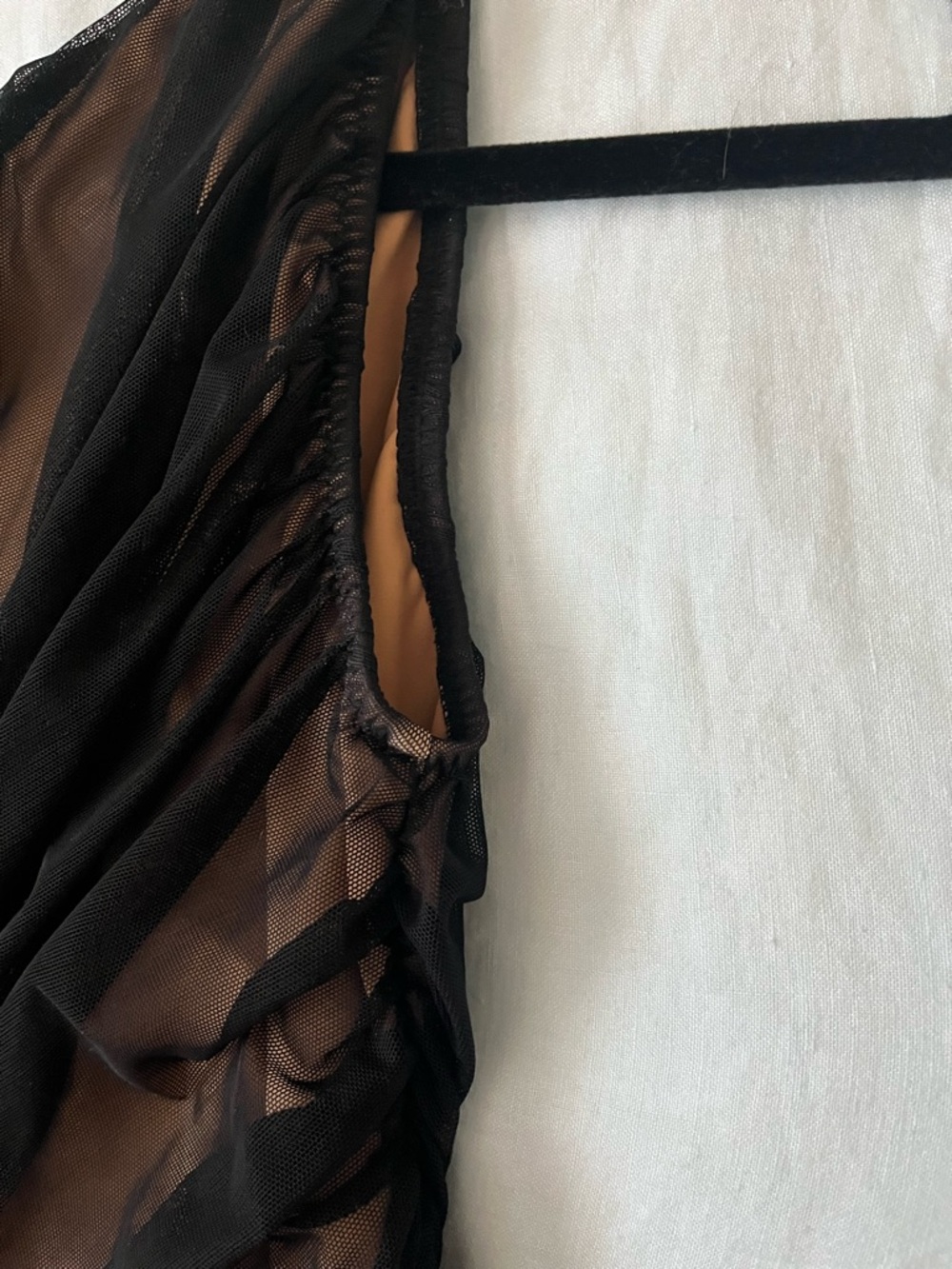 🪩🕷️🥂Norma Kamali Diana Black tulle midi dress size M/38 - Picture 8 of 10